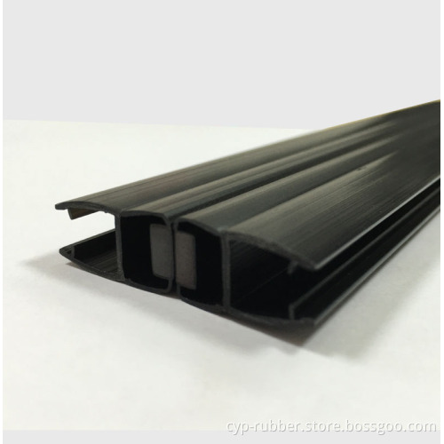 H Seal Strip for Glass Shower Doors - PVC Mold Profile Rubber Acupressure Suction